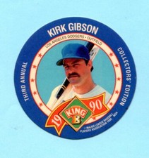 1990 King-B Jerky Third Annual Collector's Edition Discs # 5 Kirk Gibson