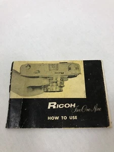 Vintage Ricoh Five.One.Nine Instruction Manual - Bild 1 von 1