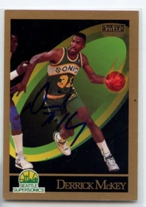 Derrick McKey signed Autogramm AUTO 1990-91 Skybox Basketball Karte #270 - Bild 1 von 1