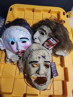 Trick Or Treat Studios The Texas Chainsaw Massacre Leatherface  LOT of 3 L@@k  - Image 1 of 4