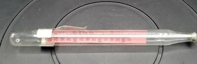Vintage Springfield Candy Deep Fry Cooking Thermometer Temperature Safe 8" Glass - Image 1 of 4