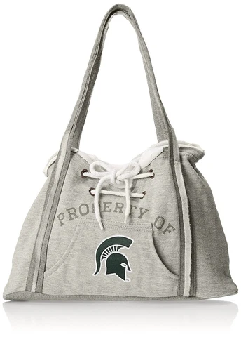 Ladies Embroidered Hoodie Purse Handbag - Michigan Spartans - NCAA Cover