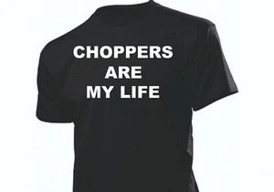 T-shirt 'Choppers Are My Life' Biker Bobber V2 V8 V12 HD Rockabilly Gr S-XXL - Picture 1 of 8