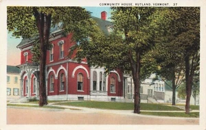Gemeinschaftshaus, Rutland, VT Vintage unveröffentlichter PC - Bild 1 von 2