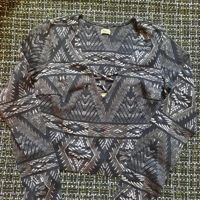 Camisa Hollister Top para mujer S manga larga negra  Foto 1 de 4