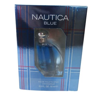 Eau De Toilette Spray Nautica Azul Para Hombres 0.5 Fl Oz 15 ml Regalo En Caja NUEVO Foto 1 de 4