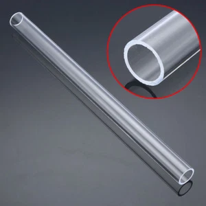 30cm Clear Plastic Acrylic Perspex Tube 2cm OD 1.6cm ID Hollow Pipe Model - Picture 1 of 5