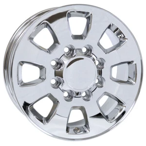 Chrome Sierra 2500/3500 Style Wheel for 1997-2014 Chevy Express 3500 - 18x8 - Picture 1 of 2