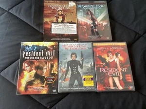 Resident Evil, Apocalypse,Degeneration,Extinction,Retribution, DVD Bundle - Picture 1 of 12