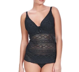 Tankini Freya Sundance nero all'uncinetto TUTTE le taglie A3 SPEDIZIONE GRATUITA - Foto 1 di 3