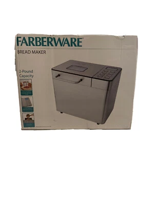 Программируемая хлебопечка Farberware максимальная емкость 2 фунта 120 В нержавеющая сталь - Изображение 1 из 3