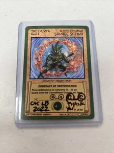 Cannabeast Savage Sativa LBCAC 2022 Promo 71/100 Signed By @_@ - Picture 1 of 5