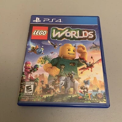 LEGO Worlds Used Complete Manual, Case, Disc (Sony PlayStation 4, 2017) PS4 - Image 1 of 4