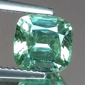 2.53cts Cushion Mint Green Natural Afghanistan Tourmaline Loose Genuine Gemstone - Picture 1 of 9