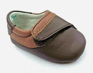 BOBUX BABY NEU-B JUNGE SCHOKOLADENBRAUN LEDERSCHUH 0-2 MTHS 2-4 MTHS & 4-6 MONATE