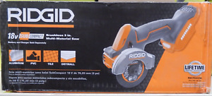 RIDGID R87547B 18V SubCompact Brushless 3 in. Multi-Material Saw TOOL ONLY NEW
