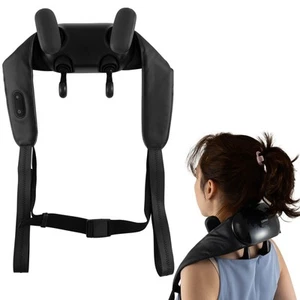 Neck Shoulder Massager w/ 2 Heat Levels for Pain Relief Neck Massager Pillow - Picture 1 of 11
