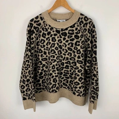 Next Animal Pattern Jumper Womens Medium Petite Relaxed Comfy Pullover Knit - Image 1 of 4