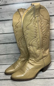 Vintage. Justin 4809 Hergestellt in den USA Cowboy Ranch Rodeo Tanzstiefel Größe 6 B - Bild 1 von 17