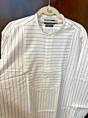 Camisa Pullover Polo Ralph Lauren Keswick Cuello Banda De Colección-L, 100% Algodón Dos Capas Foto 1 de 4