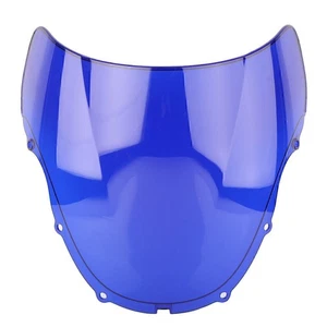 Front Windshield Windscreen Double Bubble ForHonda CBR600 F4 1999-2000 Blue - Picture 1 of 3