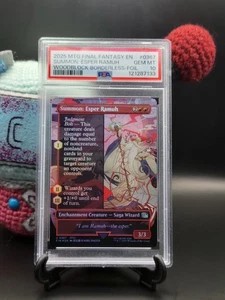 Summon: Esper Ramuh - #367 - Borderless - Foil - Final Fantasy - FIN - PSA 10 - Picture 1 of 3