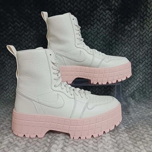 Nike Air Jordan 1 Brooklyn Sail/Legend Pink Women’s Boots Size 10.5 FJ5737-116 - Picture 1 of 10