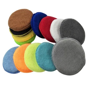 10 PCS Polishing Wax Sponge Car Detailing Supplies Microfiber Applicator - Picture 1 of 11