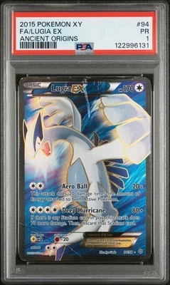 2015 POKEMON XY ANCIENT ORIGINS #94 FA/LUGIA EX ANCIENT ORIGINS LOW POP - Image 1 of 2