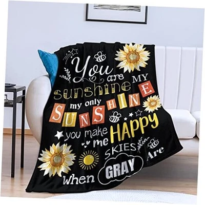 Manta Girasol You are My Sunshine Manta Acogedora 80"x60" Girasol 1 Foto 1 de 4