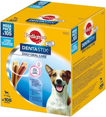 PEDIGREE® DENTASTIX™ Daily Oral Care Karton Mega Pack Kleine Hunde 15x7 Stück - Bild 1 von 2