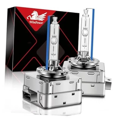  Bombilla Faro Xenón HID, 8000K Azul Hielo Blanco 35W Base Stents Metálicos Alta D1S Foto 1 de 4