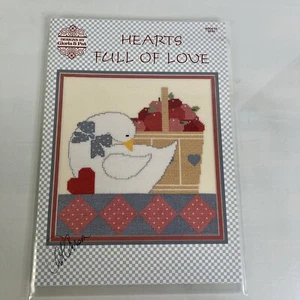 Cross Stitch Pattern Booklet: Hearts Full of Love (Gloria and Pat) Signed By Pat - Picture 1 of 5