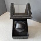 Watch Winder Display Box For One Watch Black Finish