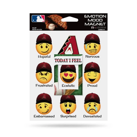 Arizona Diamondbacks Emotion Mood Magnet 8 Emotions 5x6 Inches NEW Free Ship Cover