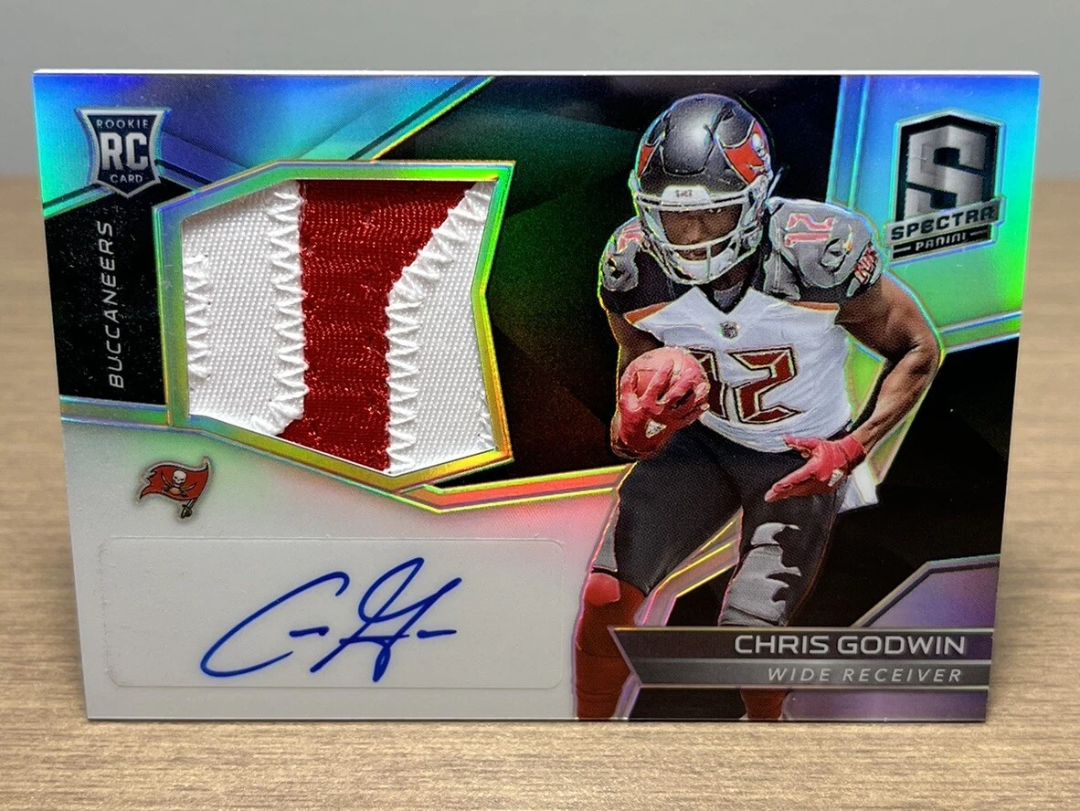 2017 Spectra Chris Godwin Rookie Patch Auto Prizm (RPA) /99 #230 (RC)