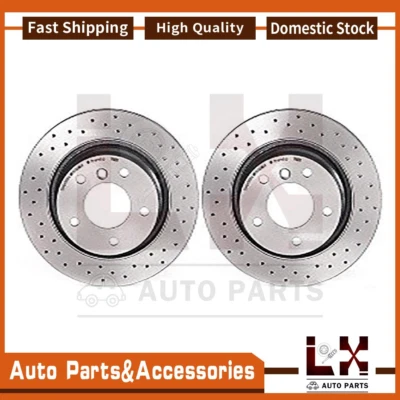 Juego de 2 rotores de freno de disco trasero Brembo para BMW 323Ci 2000-2000 Foto 1 de 3