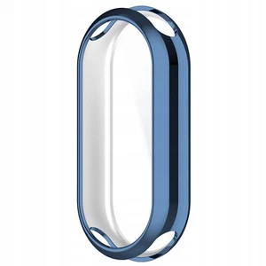 Schutzhülle Bizon für Xiaomi Mi Smart Band 8 Blau Case Cover Hülle Futeral Etui - Zdjęcie 1 z 7