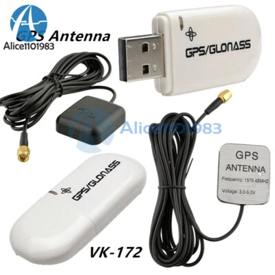 VK-172 USB Receiver GPS Smart 28dB Antenna Gmouse/Glonass Windows PC Laptop - Image 1 of 4