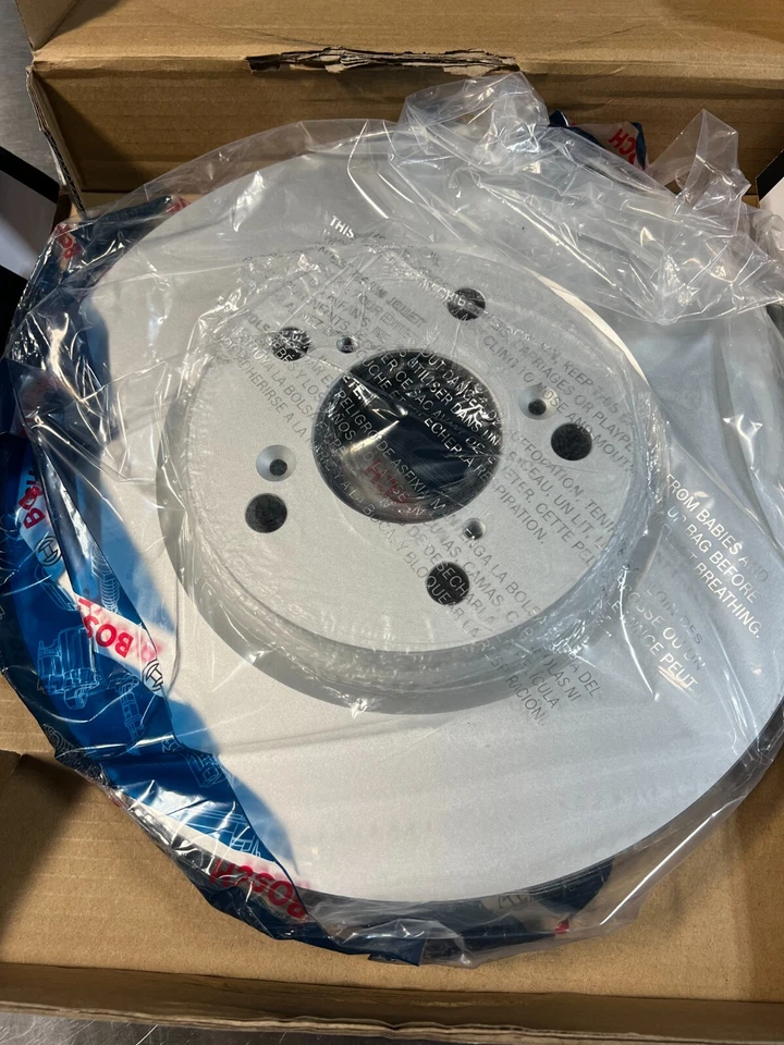 Rotor de freio a disco Bosch dianteiro 26011425 compatível com 2009-14 Acura TL - Imagem 1 de 2