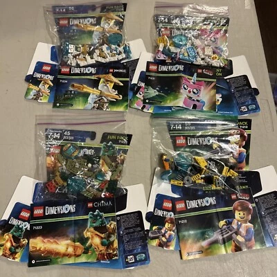 LEGO Dimensions Lote Juegos 71234 71231 71223 71212 China Ninjago LEGO Película Foto 1 de 4