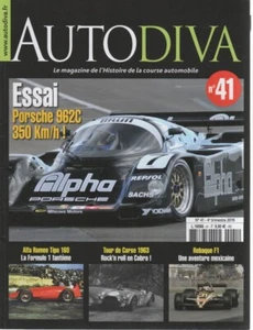 AUTODIVA 41 PORSCHE 962 C 700PS ALFA TYP 160 1954 TOUR DE CORSE 1963 SAISON - Bild 1 von 2