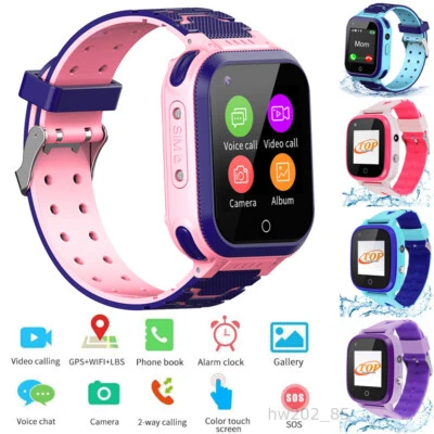 4G Kids Smart Watch Phone Smartwatch w GPS Waterproof WiFi SOS for Boy Girl Gift - Image 1 of 4