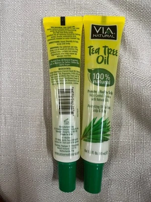 Aceite de árbol de té VIA Natural Ultra Care para cuero cabelludo, cabello, cuerpo -1,5 oz - 1 tubo Foto 1 de 4