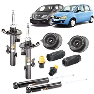 Kit 4 Ammortizzatori Completo Supporti Tamponi Parapolvere Fiat Idea Lancia Musa - Foto 1 di 4
