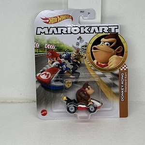 2018 Donkey Kong Hot Wheels Mario Kart Standard Kart 1/64 Mattel - Picture 1 of 15
