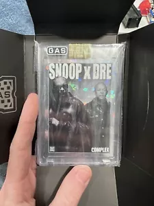 Complex x Snoop Dogg & Dr Dre GAS CRACKED ICE Foil Trading Card 298/300 - Picture 1 of 2