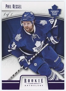 2013-14 Panini Rookie Anthology Hockey Phil Kessel Purple 1/1 1 of 1 #89 - Picture 1 of 1