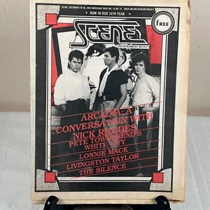 Cleveland Scene Magazine December 1985 Arcadia Pete Townshend Lonnie Mack - Picture 1 of 4