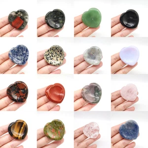 Worry Palm Stone Pocket Energy Gemstone Therapy Crystal Healing Reiki Meditation - Picture 1 of 28